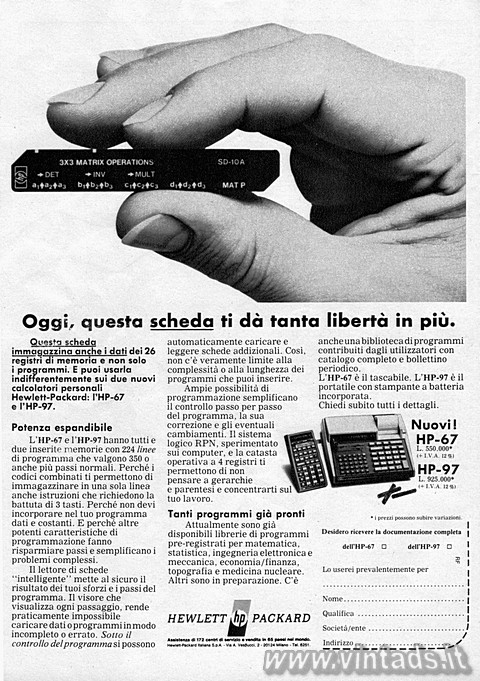 Oggi, questa scheda ti d tanta libert in pi.

Questa scheda immagazzina anc