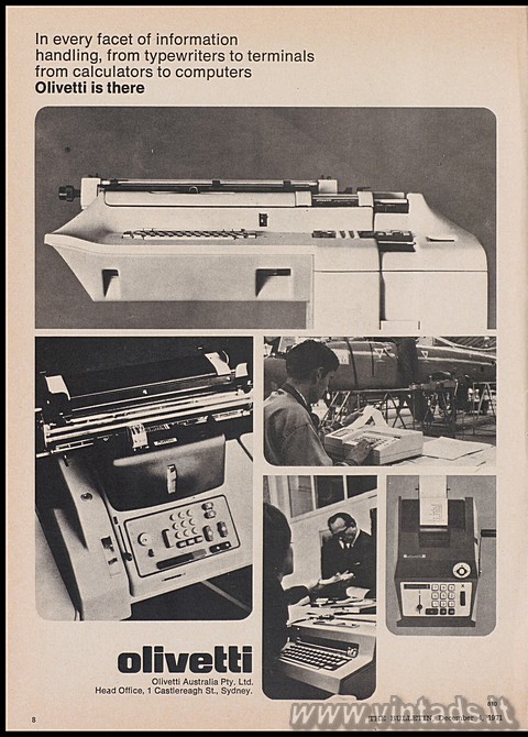 In every facet of information, Olivetti is there