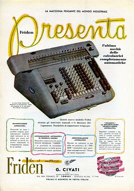 3260x4631 JPG LA MACCHINA PENSANTE DEL MONDO INDUSTRIALE
FRIDEN presenta
l'ultima novitÃ