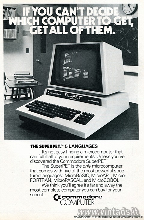 If you can’t decide which computer to get, get all of them.
THE SUPERPET. 5 LAN