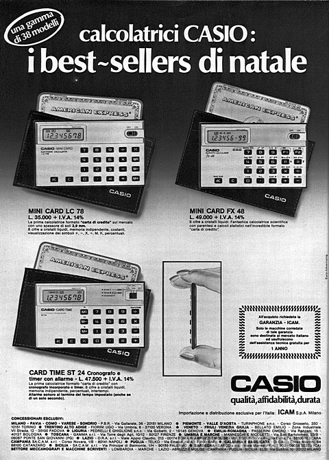 2391x3338 JPG calcolatrici CASIO:
i best-sellers di natale
una gamma di 38 modelli
MIN