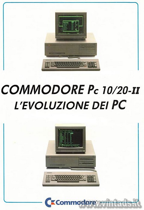 Commodore PC 10/20-II 
L'Evoluzione dei PC