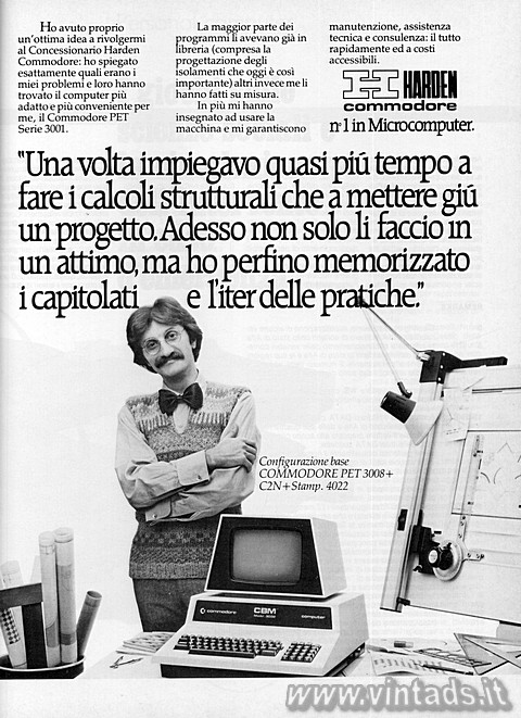 "Una volta impiegavo quasi pi tempo a fare i calcoli strutturali che a mett