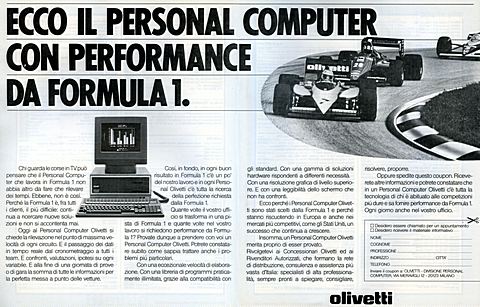 ECCO IL PERSONAL COMPUTER CON PERFORMANCE DA FORMU