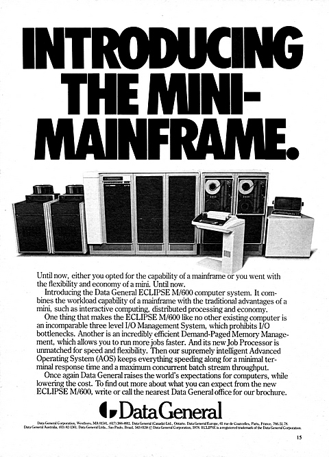 Introducing the mini-mainframe.
Until now, either