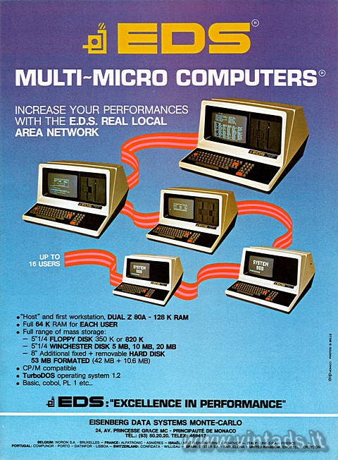 EDS MULTI-MICRO COMPUTERS

INCREASE YOUR PERFORMANCES WITH THE E.D.S. REAL LOC