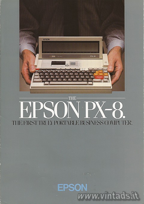 The EPSON PX-8.
The first truly portable business computer.
EPSON