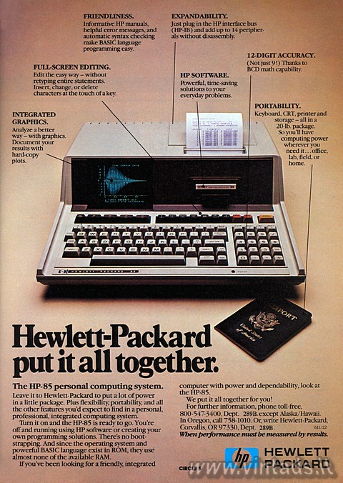 Hewlett-Packard put it all together.

INTEGRATED