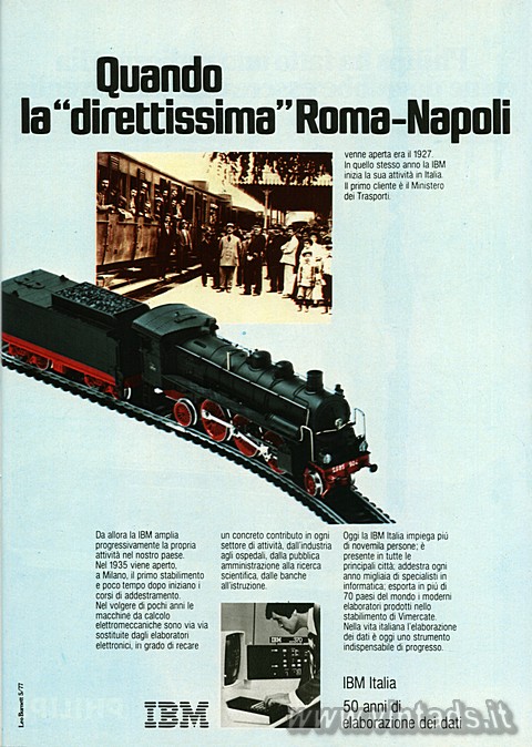 Quando...
Quando la "direttissima" Roma-Napoli venne aperta era il 1927