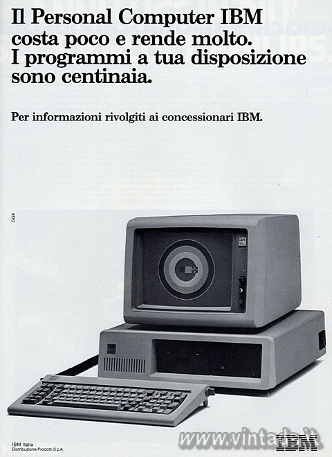 Il Personal Computer IBM
costa poco e rende molto.
I programmi a tua disposizi