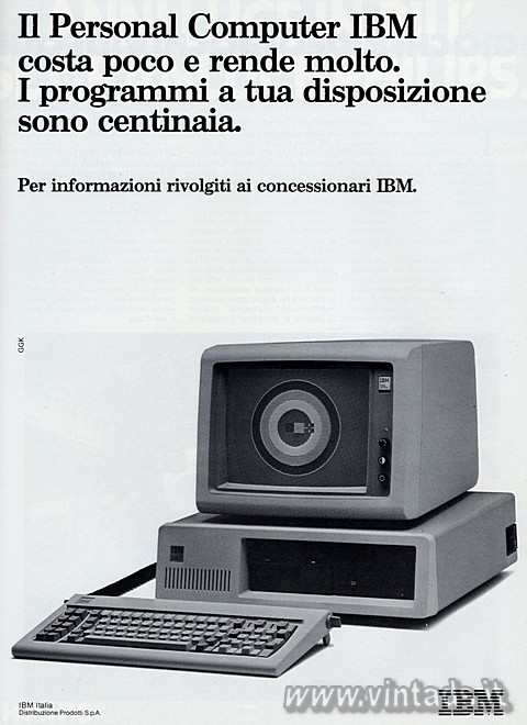 Il Personal Computer IBM
costa poco e rende molto