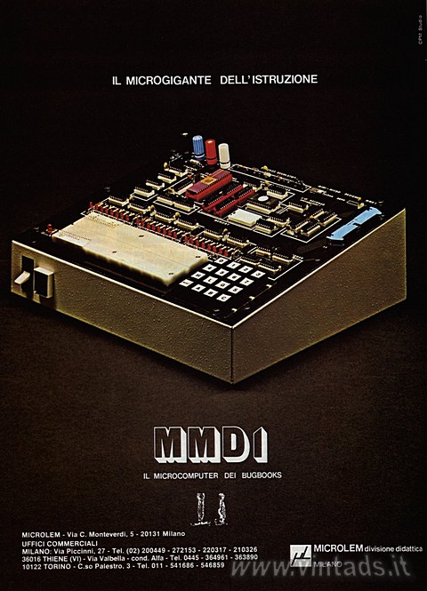 IL MICROGIGANTE DELL'ISTRUZIONE
MMD1
IL MICR