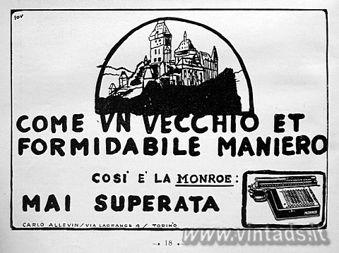 2395x1791 JPG Come un vecchio et formidabile maniero
Così è la MONROE:
mai superata
Carlo A