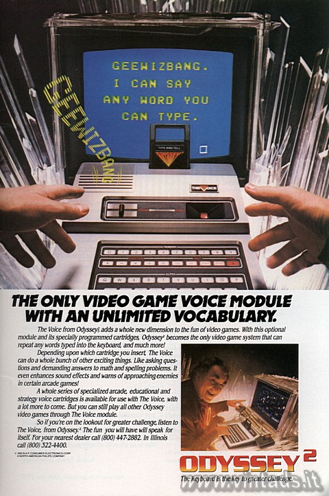 The Only Video Game Voice Module with an Unlimited Vocabulary
The Voice from Od