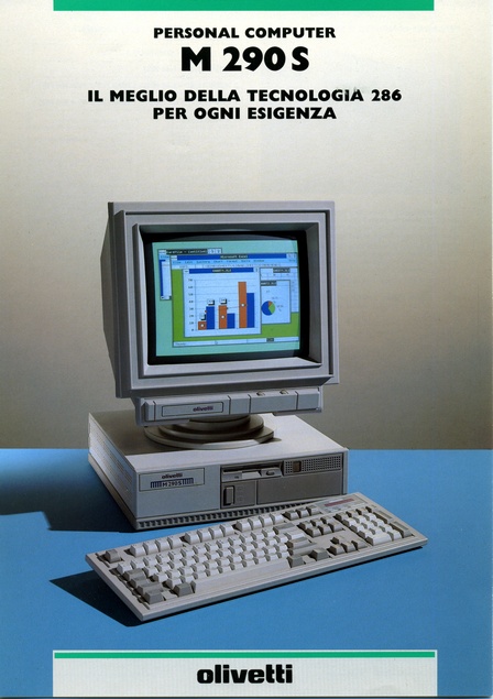 PERSONAL COMPUTER M290S
IL MEGLIO DELLA TECNOLOGIA 286 PER OGNI ESIGENZA 

M 