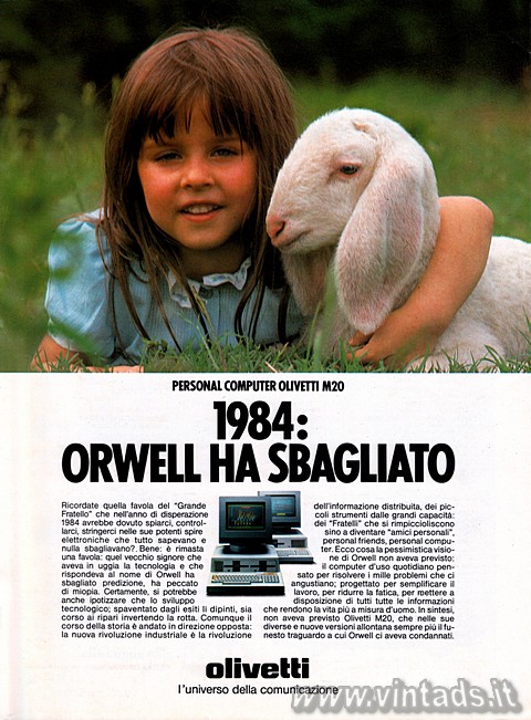 1984: Orwell ha sbagliato

Ricordate quella favo