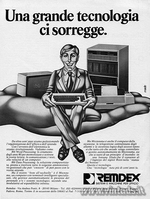 Una grande tecnologia ci sorregge.
	
Da oltre ce