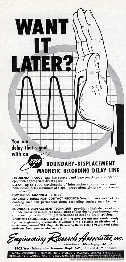 WANT IT LATER?
You can delay that signal with an
ERA BOUNDARY-DISPLACEMENT MAG