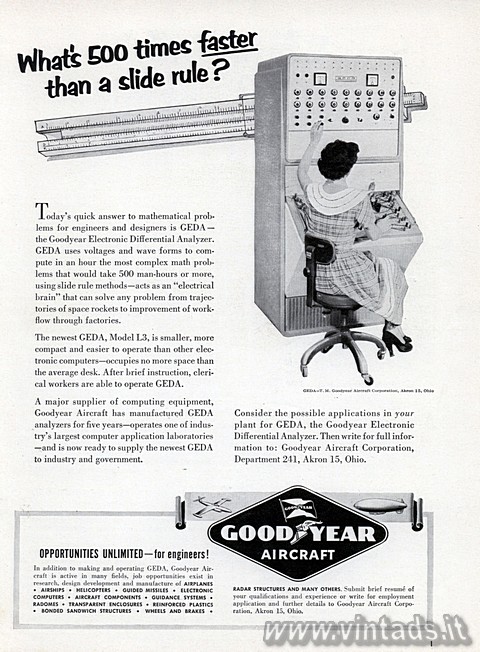 What´s 500 times faster than a sliderule?
Today´s quick answer to mathematica