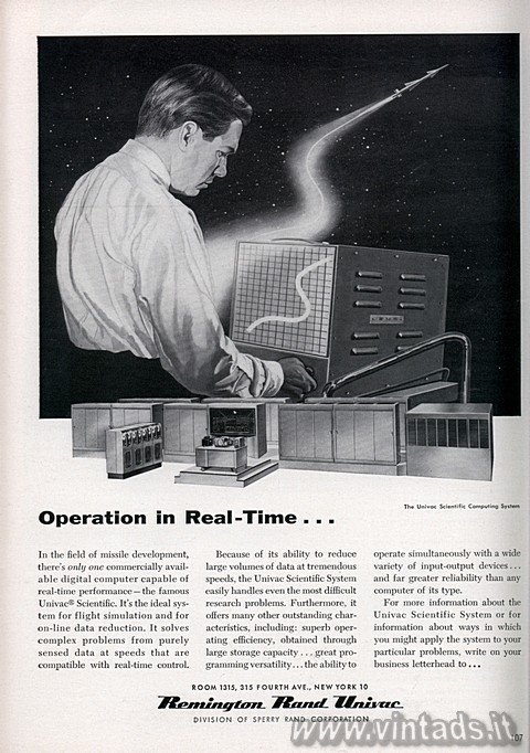 Operation in Real-Time . . .
The UNIVAC scientifi