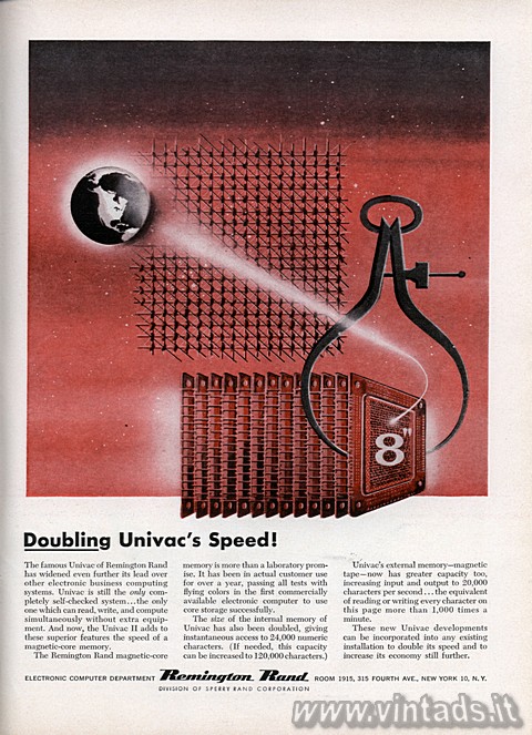 Doubling Univacs Speed!
The famous Univac of Rem