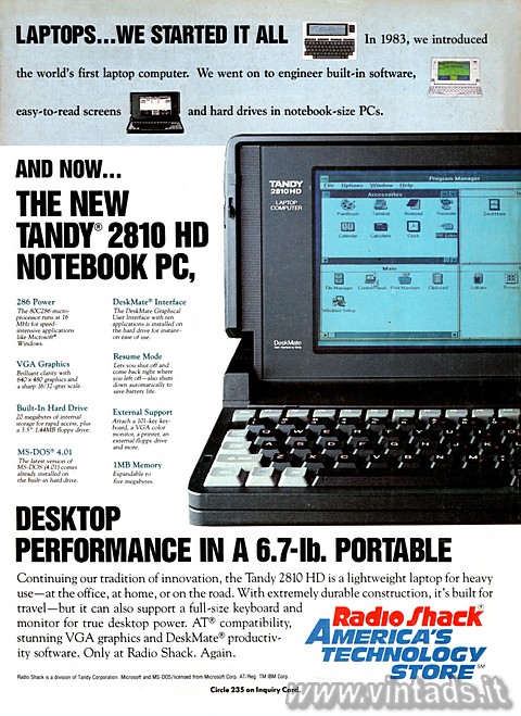 LAPTOPS... WE STARTED IT ALL 
In 1983, we introduced the worlds first laptop c