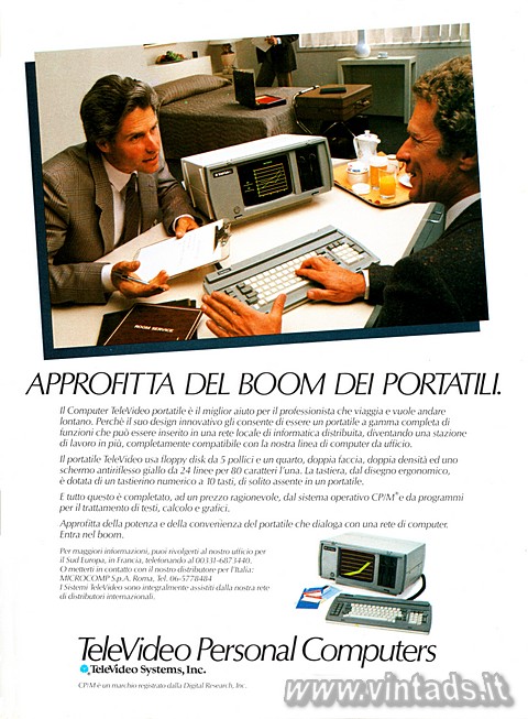 Approfitta del boom dei portatili
Il Computer Tel