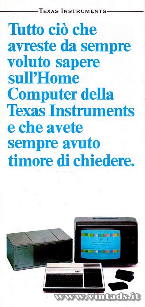 Tutto ci che avreste voluto sapere sull'Home computer della Texas Instrumen