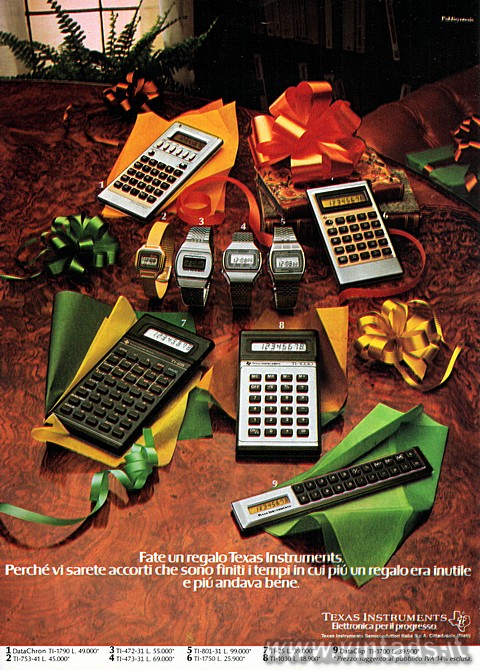 Fate un regalo Texas Instruments.
Perché vi saret