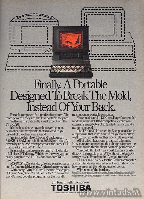 Finally. A portable designed to break the mold, in
