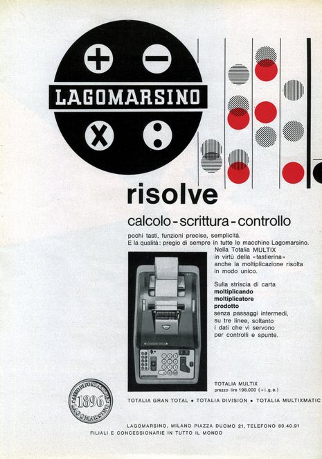 LAGOMARSINO
risolve
calcolo-scrittura-controllo
pochi tasti, funzioni precise